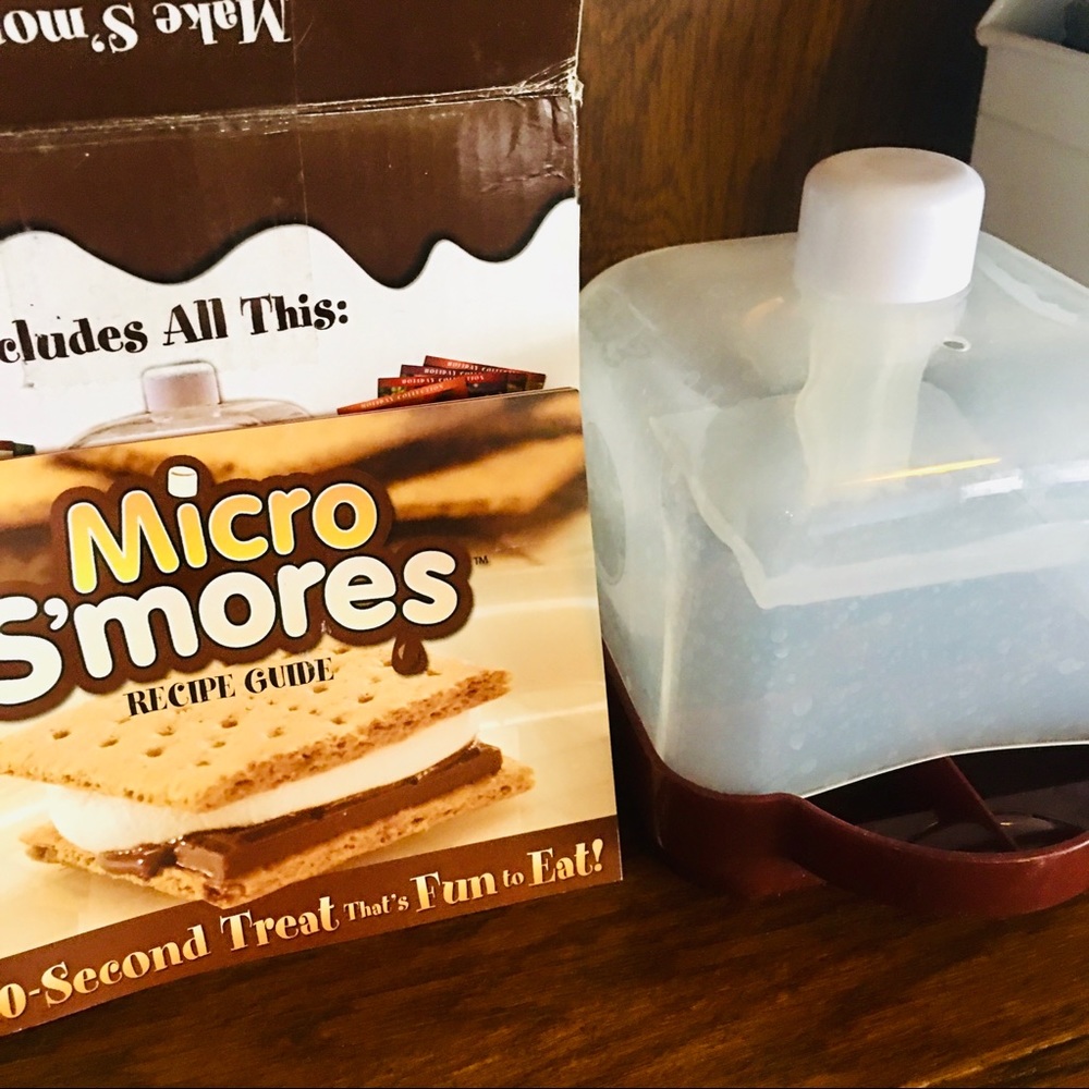 Micro smores kit set with box microwave baker camping slumber party